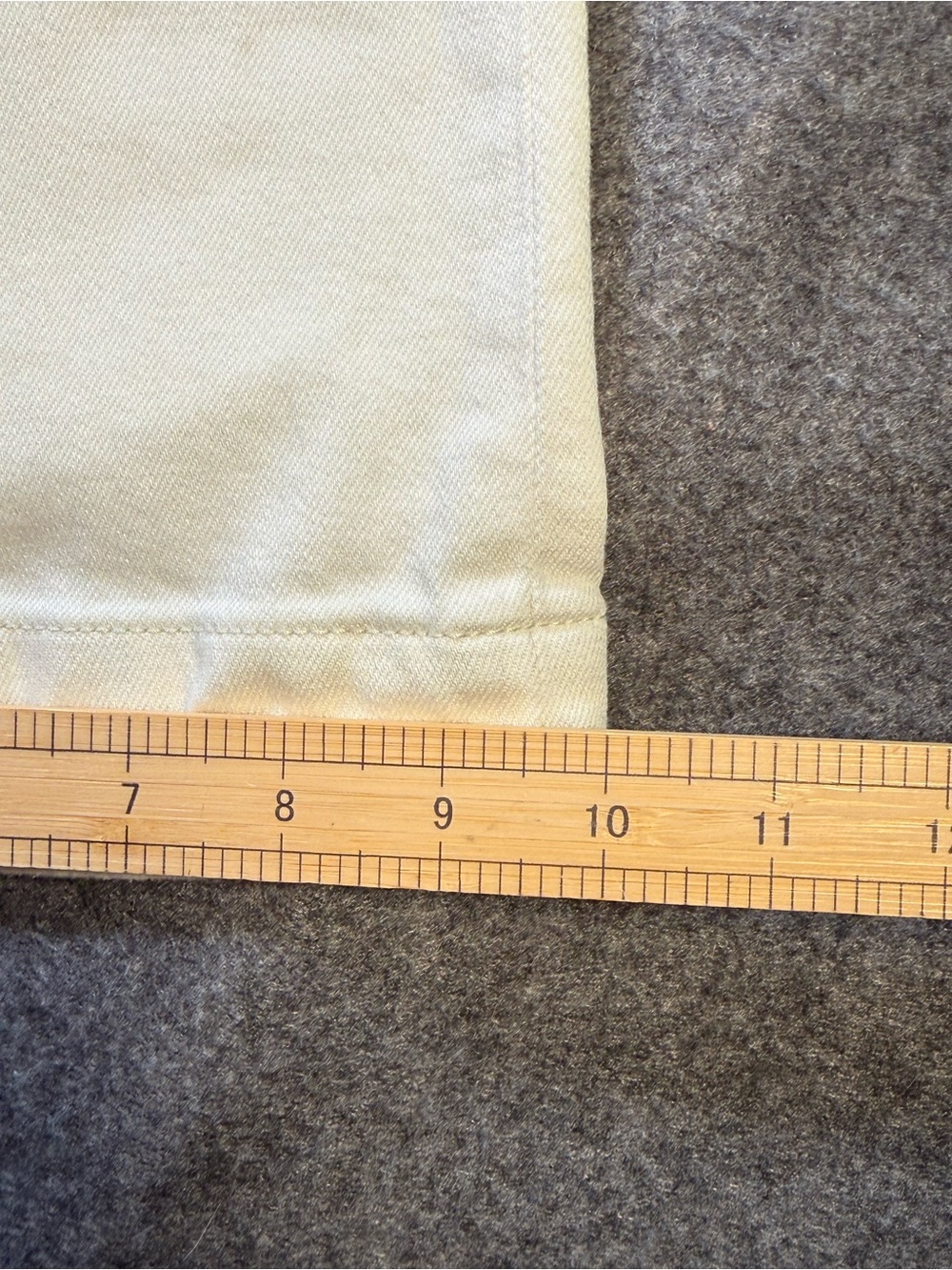 J.Crew White High Rise Wide Leg Cropped Jeans Tie Waist Size 32 - Picture 11 of 11
